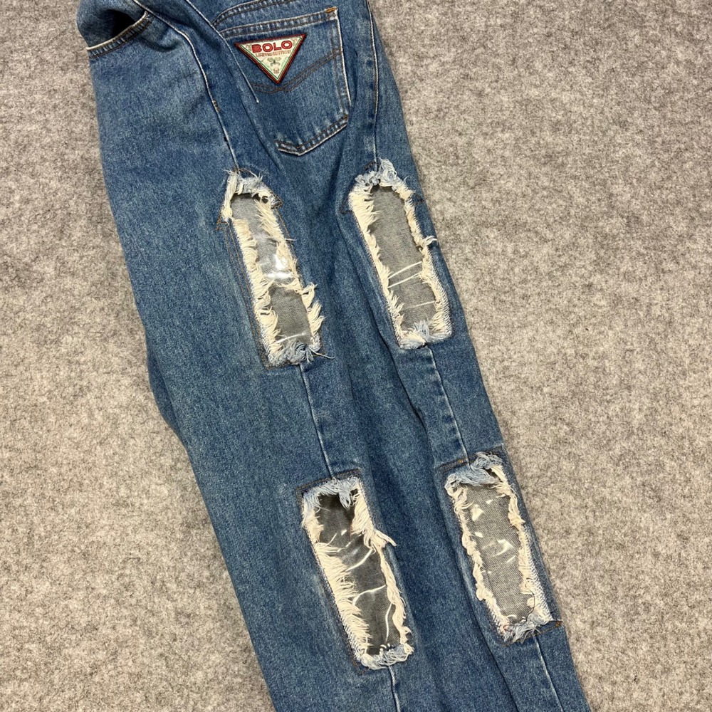 BOLO Limited Edition Window Denim Jeans Women's Size Medium Blue - Picture 4 of 7